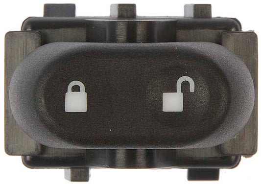 901-325 Front, Driver Side Door Lock Switch Black