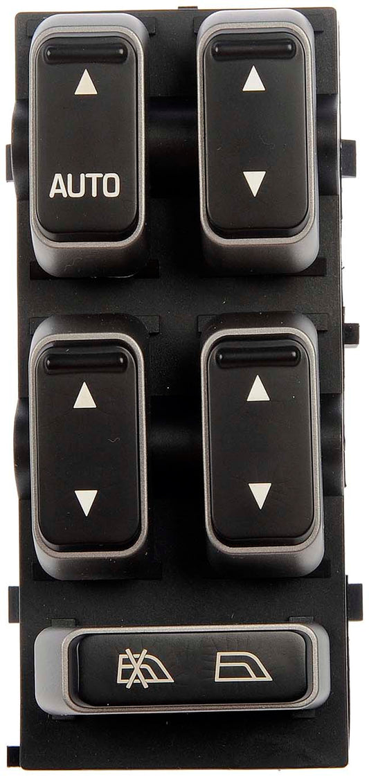 901-326 Front, Driver Side OE Solutions Series Window Switch Black