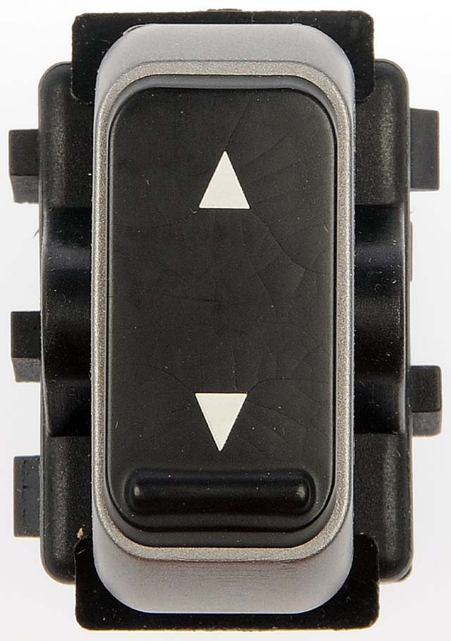 901-328 Front, Passenger Side or Rear, Driver or Passenger Side OE Solutions Series Window Switch Black 1 Button