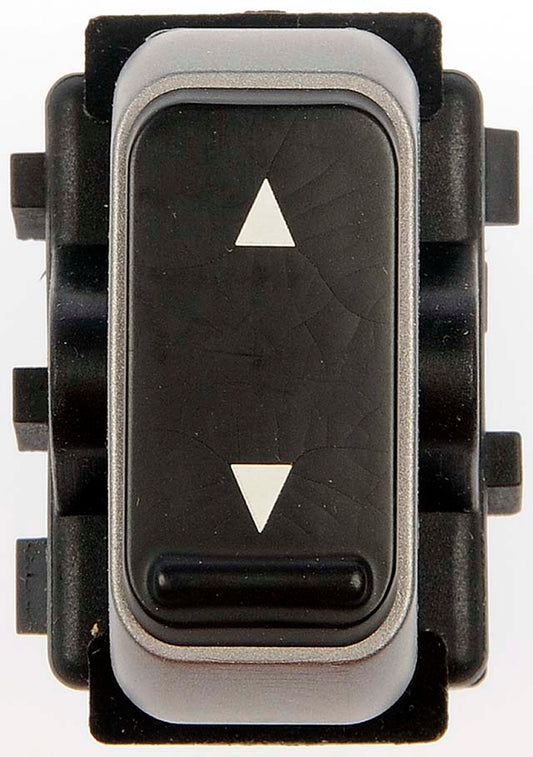 901-328 Front, Passenger Side or Rear, Driver or Passenger Side OE Solutions Series Window Switch Black 1 Button
