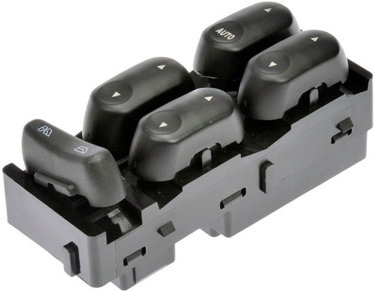 901-396 Front, Driver Side OE Solutions Series Window Switch Black 5 Buttons