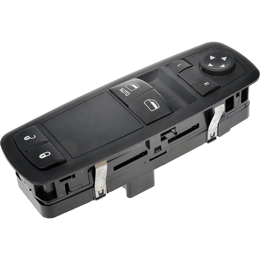 901-412 Front, Driver Side OE Solutions Series Window Switch Black 7 Buttons