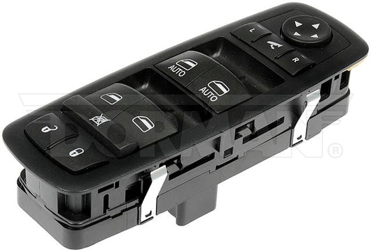 901-463 Front, Driver Side OE Solutions Series Window Switch Black