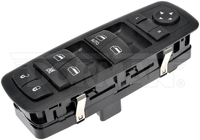 901-486 Front, Driver Side OE Solutions Series Window Switch Black