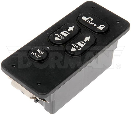 901-5104 Front, Driver Side HD Solutions Series Window Switch Black