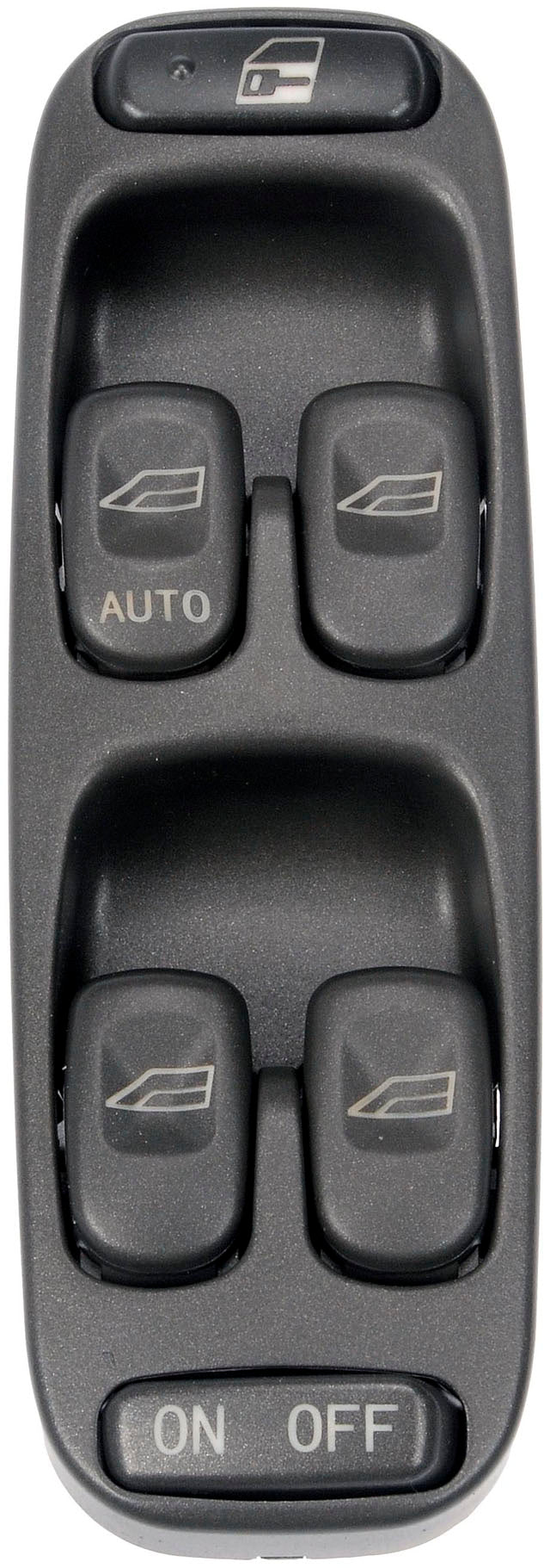 901-550 Front, Driver Side OE Solutions Series Window Switch Black 6 Buttons