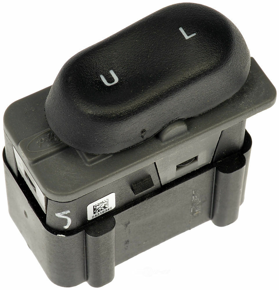 901-568 Front, Passenger Side Door Lock Switch Black
