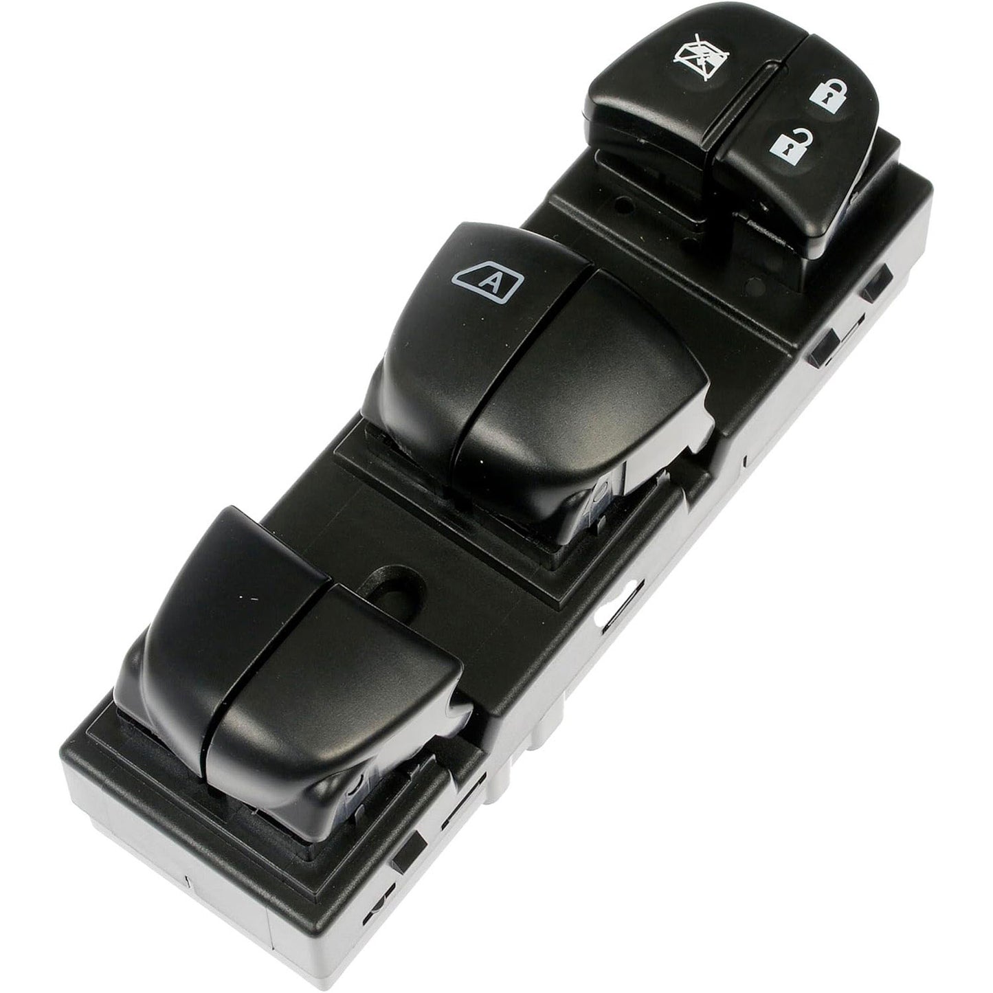 901-884 Front, Driver Side OE Solutions Series Window Switch Black 6-button