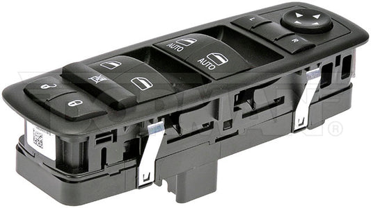 920-400 Front, Driver Side OE Solutions Series Window Switch Black