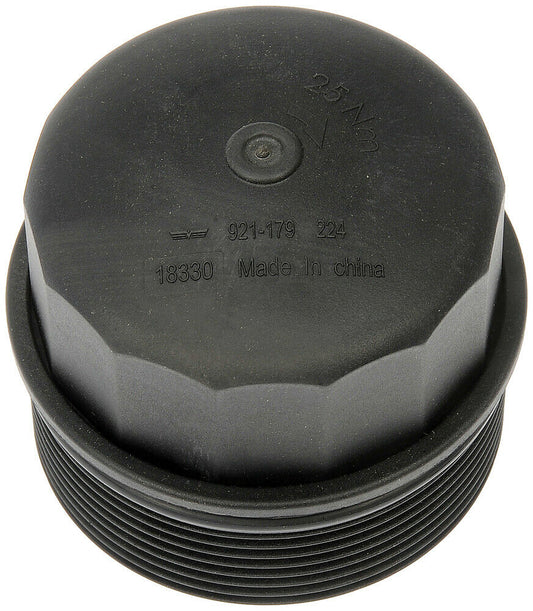 921-179 OE Solutions Series Oil Filler Cap - Black, Plastic, Direct Fit, Sold individually