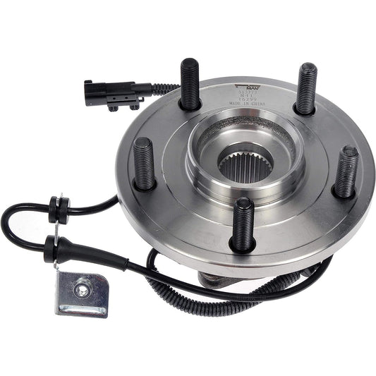 930-617 Front, Driver or Passenger Side Wheel Hub, 5 Lugs, With Bearing, OE Solutions Series