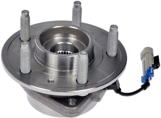 930-634 Front, Driver or Passenger Side Wheel Hub, 5 Lugs, With Bearing, OE Solutions Series
