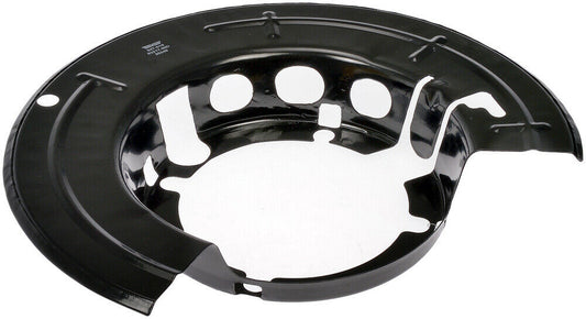 947-019 Передние пылезащитные щитки тормозов со стороны пассажира, черные, стальные, серия OE Solutions