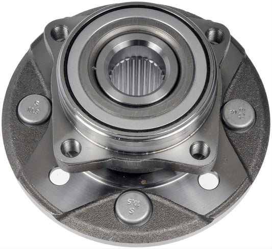 950-003 Front, Driver or Passenger Side Wheel Hub, 4 Lugs, With Bearing, 2.2L, 4Cyl, OE Solutions Series