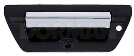 97696 Help Series Tailgate Handle and Bezel, Chrome Lever with Textured Black Bezel