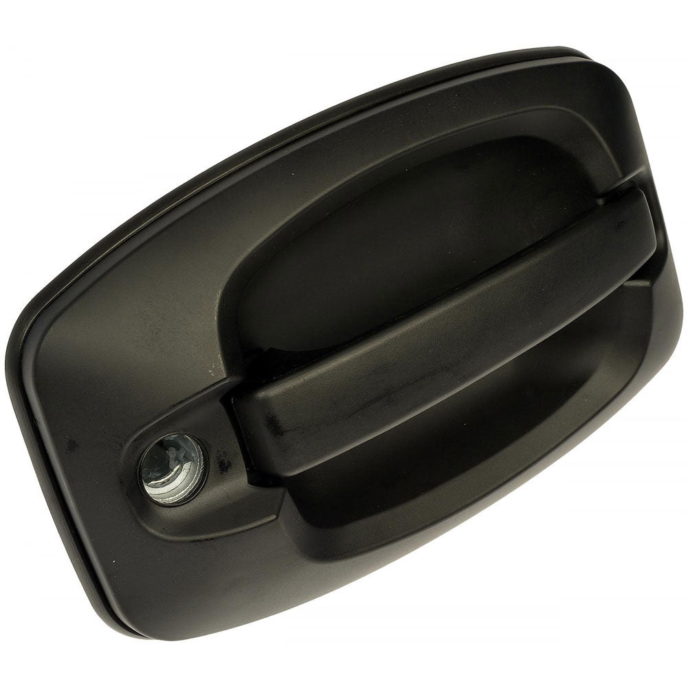 97735 Help Series Tailgate Handle and Bezel, Textured Black Plastic Without Camera Hole Without Key Hole