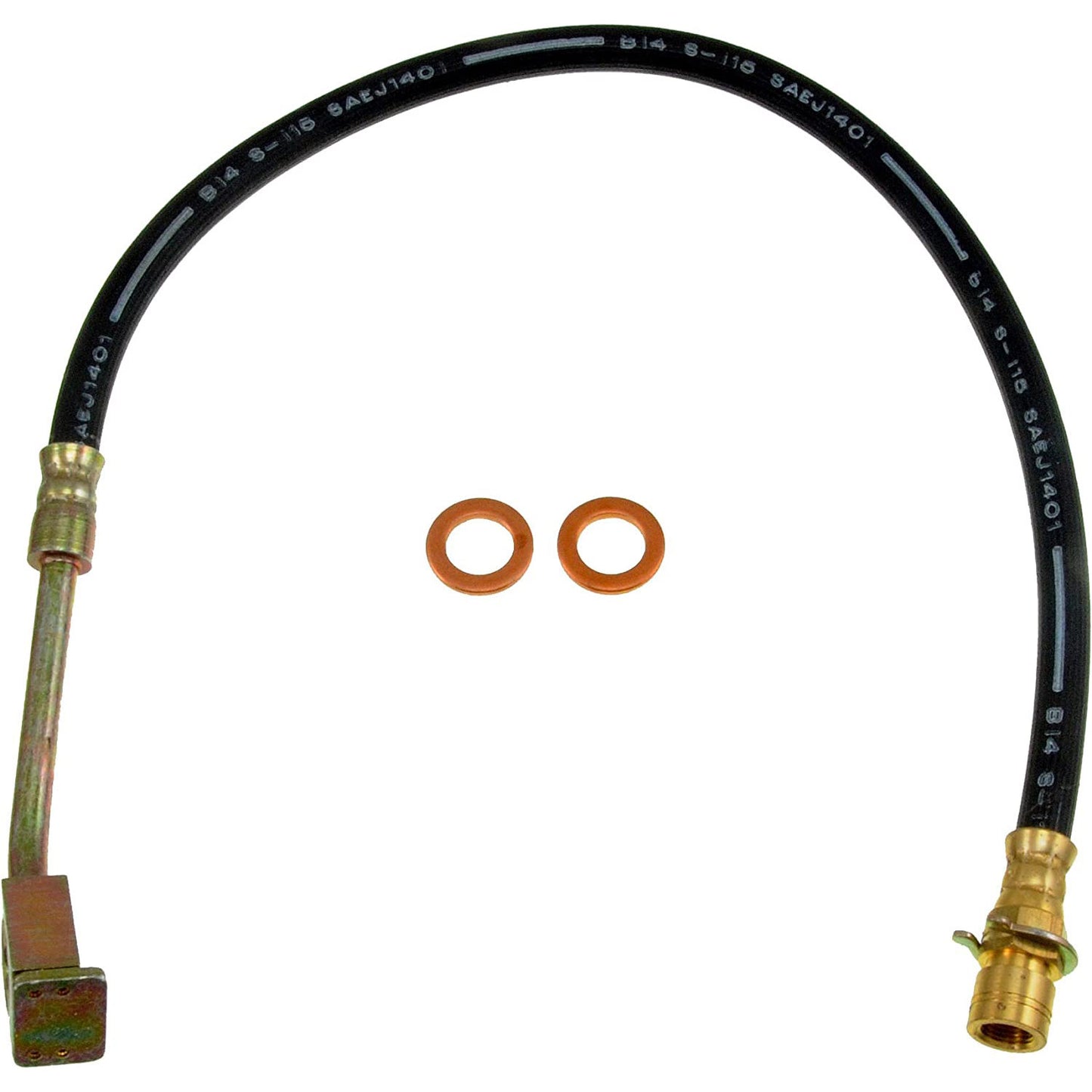 H36842 Front, Driver Side, Outer First Stop Series Brake Line, EPDM Rubber