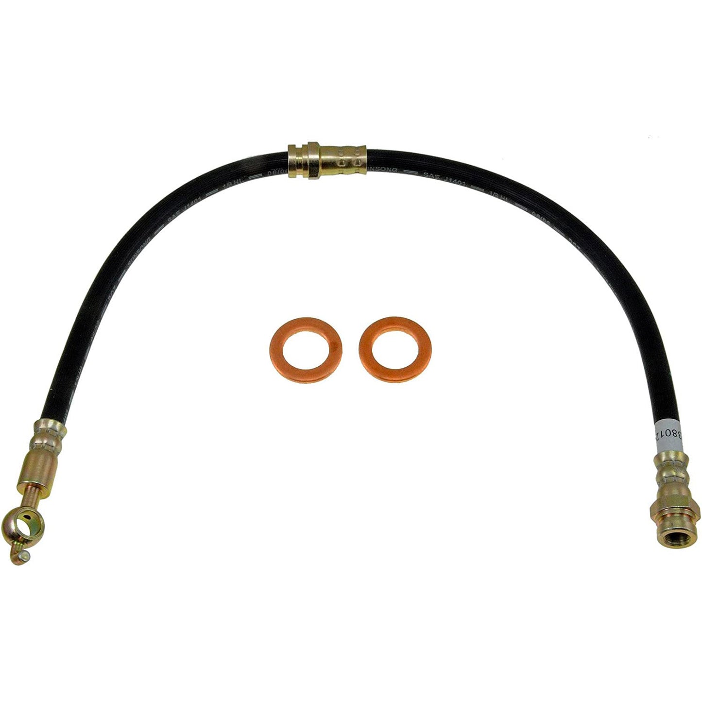 H380124 Rear, Driver and Passenger Side First Stop Series Brake Line, EPDM Rubber