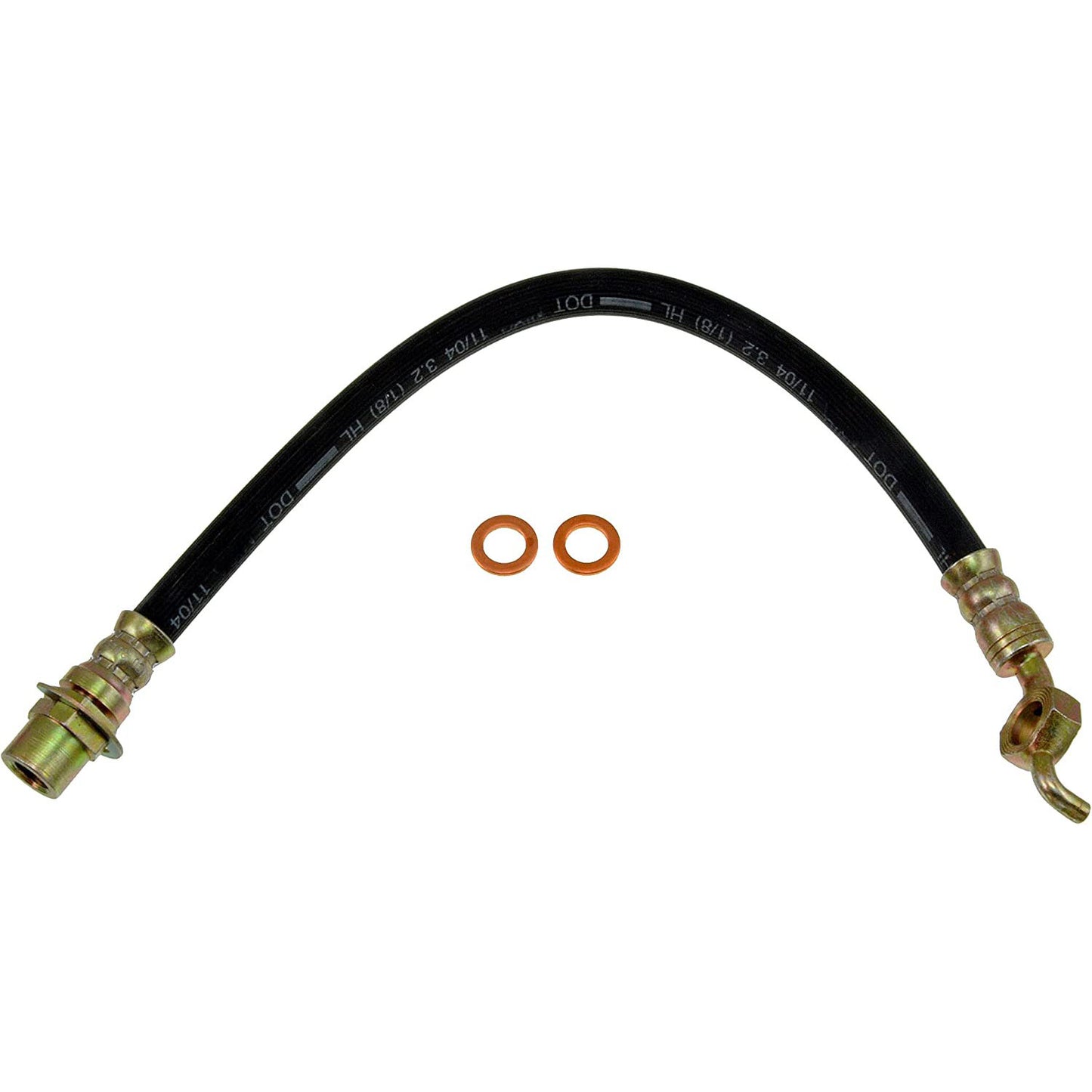 H380204 Rear, Driver and Passenger Side First Stop Series Brake Line, EPDM Rubber