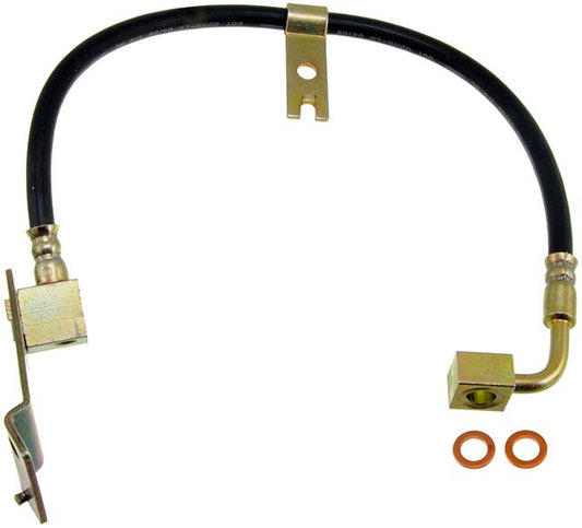 H380217 Front, Driver Side First Stop Series Brake Line, Metal and Rubber