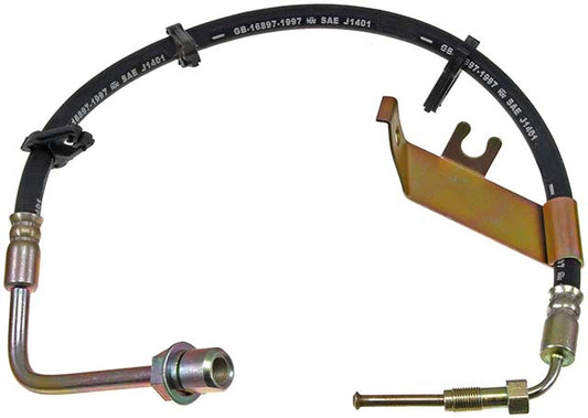 H380326 Rear, Driver Side First Stop Series Brake Line, Metal and Rubber