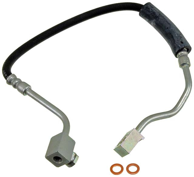 H380392 Front, Driver Side First Stop Series Brake Line, Metal and Rubber