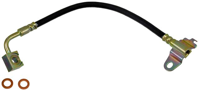 H380416 Rear, Driver Side First Stop Series Brake Line, Metal and Rubber