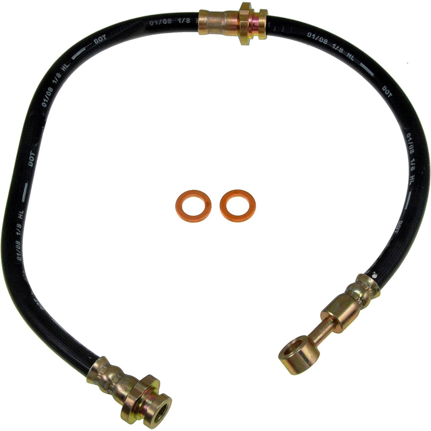 H380486 Rear, Passenger Side First Stop Series Brake Line, EPDM Rubber