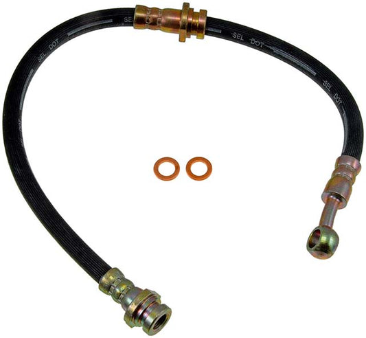H380490 Front, Driver Side First Stop Series Brake Line, Metal and Rubber