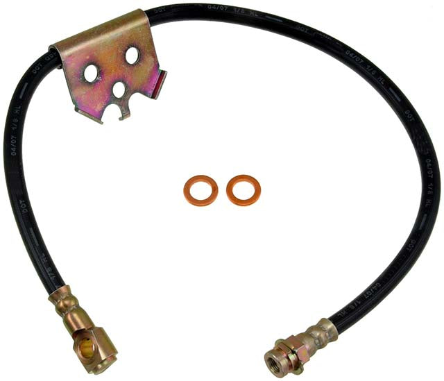H380534 Front, Passenger Side First Stop Series Brake Line, Metal and Rubber