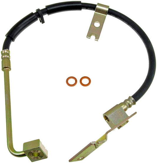 H381160 Front, Passenger Side First Stop Series Brake Line, Metal and Rubber