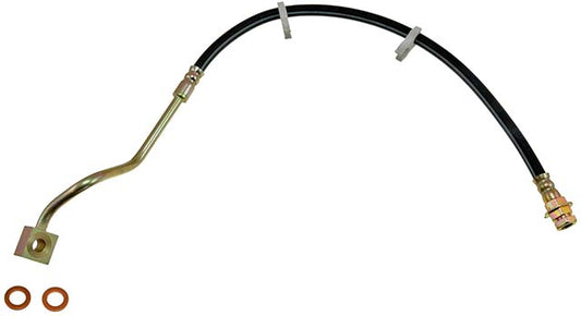 H381185 Front, Driver Side First Stop Series Brake Line, Metal and Rubber