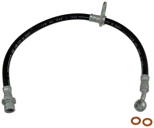 H381261 Front, Driver and Passenger Side First Stop Series Brake Line, Metal and Rubber