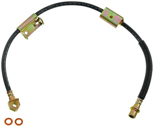 H381299 Front, Passenger Side First Stop Series Brake Line, Metal and Rubber