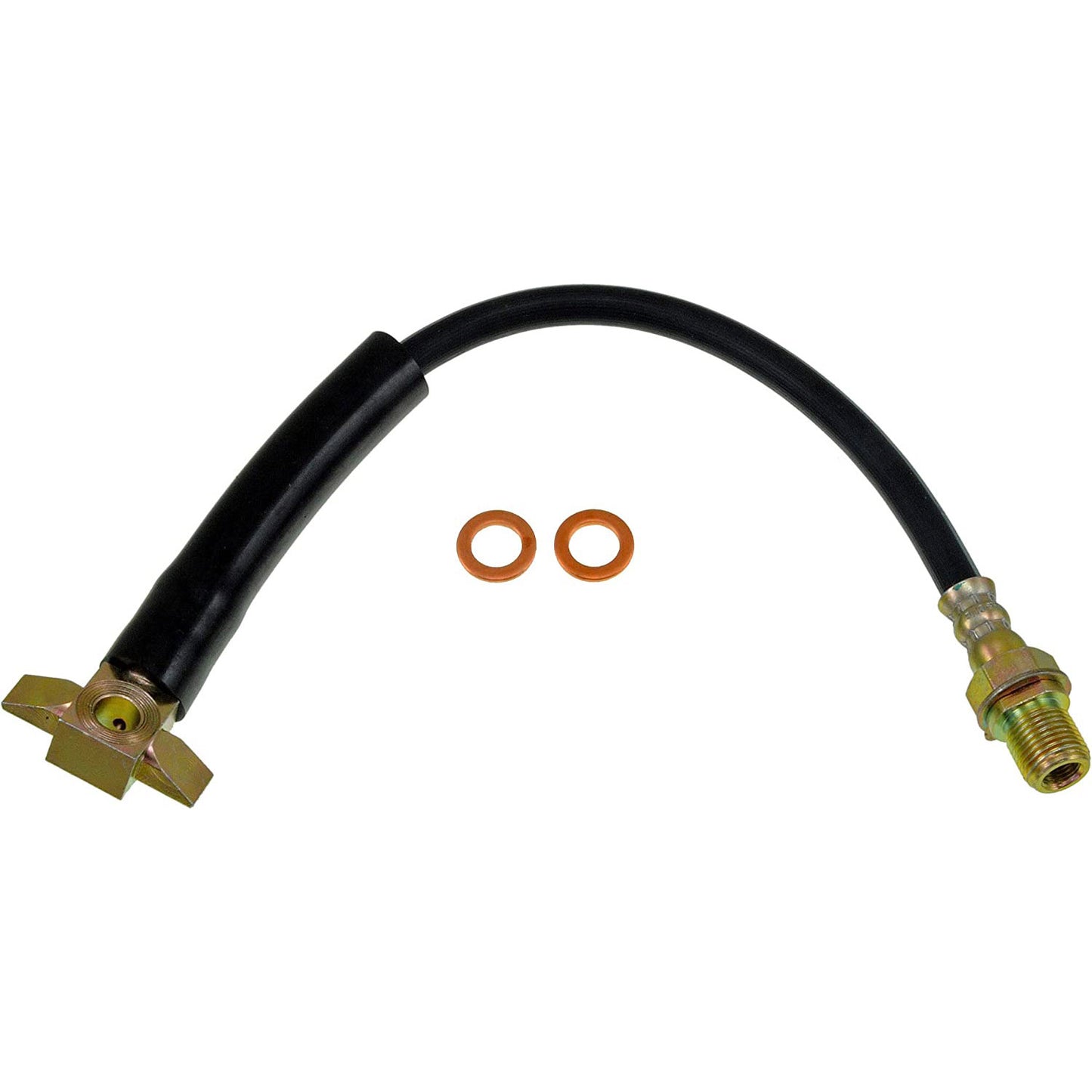 H38159 Front, Driver and Passenger Side First Stop Series Brake Line, EPDM Rubber