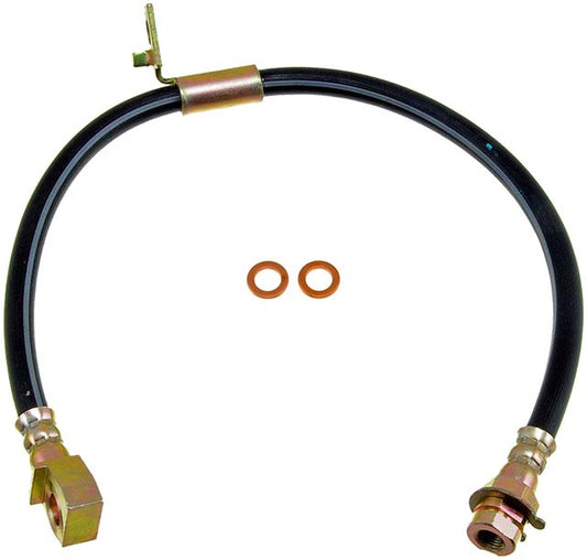 H38608 Rear, Passenger Side First Stop Series Brake Line, Metal and Rubber