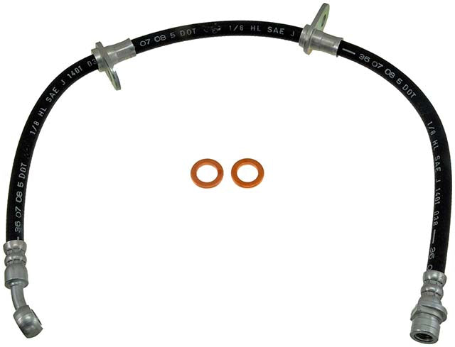H38731 Rear, Driver and Passenger Side First Stop Series Brake Line, Metal and Rubber