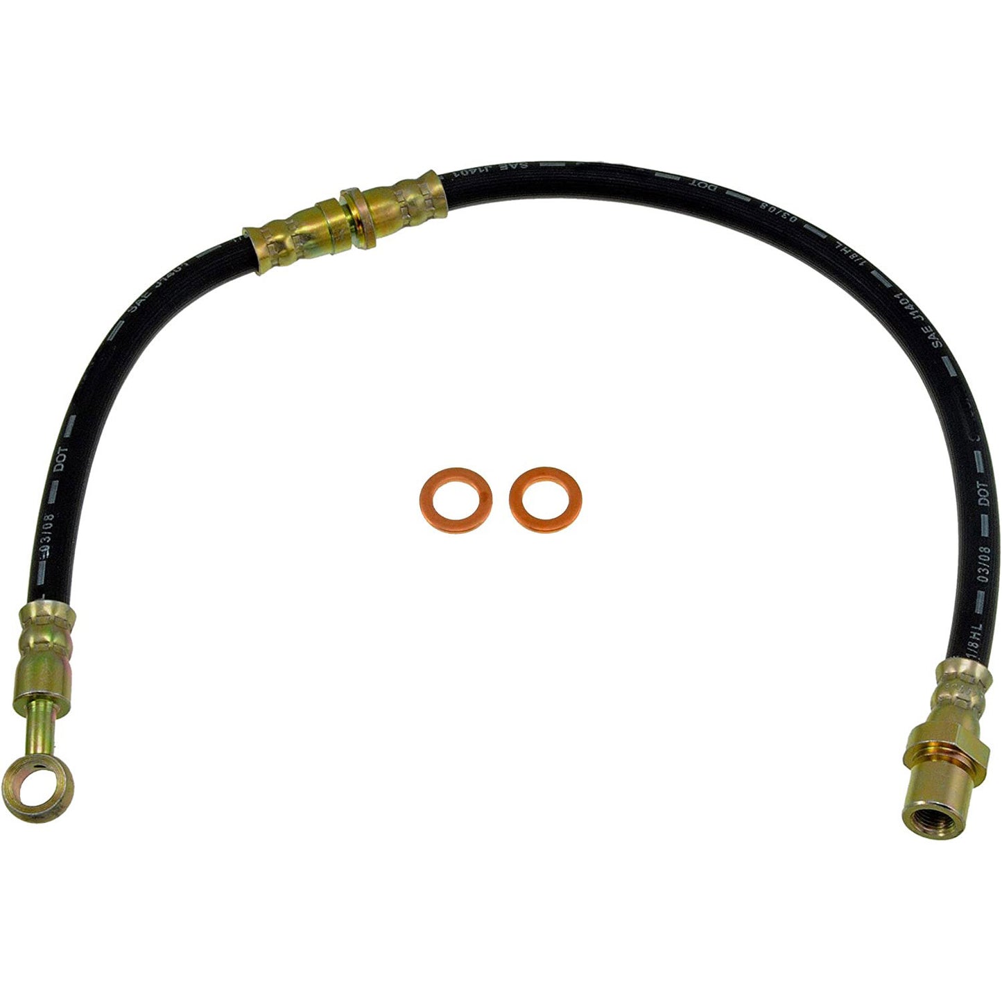 H38826 Rear, Driver Side First Stop Series Brake Line, EPDM Rubber
