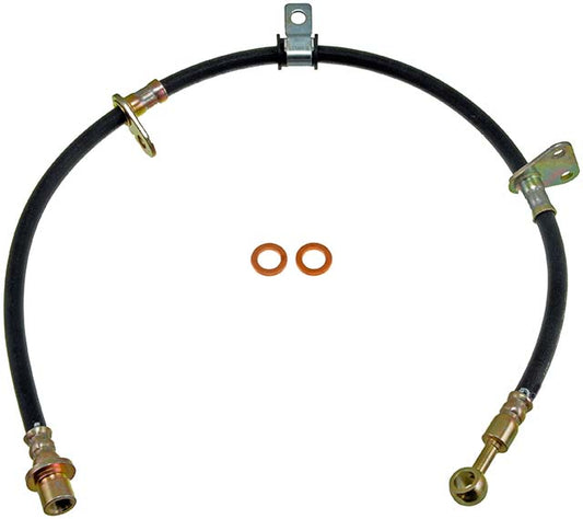 H38832 Front, Driver Side First Stop Series Brake Line, Metal and Rubber