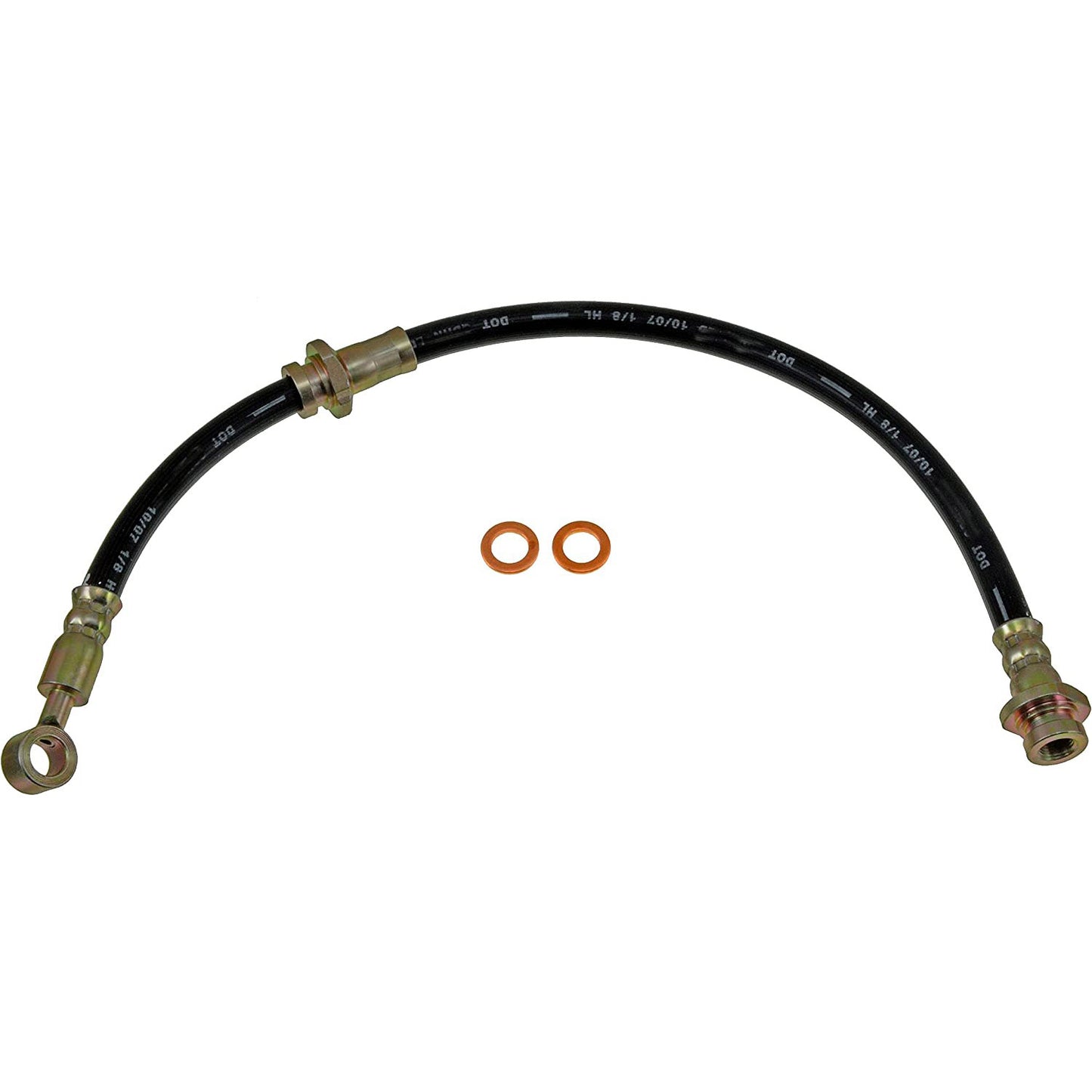 H38843 Front, Driver and Passenger Side First Stop Series Brake Line, EPDM Rubber