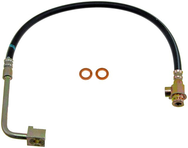 H38898 Front, Driver Side First Stop Series Brake Line, Metal and Rubber