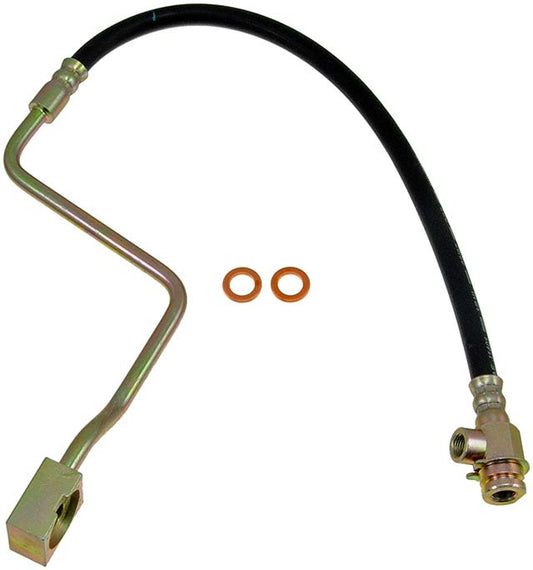 H38950 Front, Driver Side First Stop Series Brake Line, Metal and Rubber