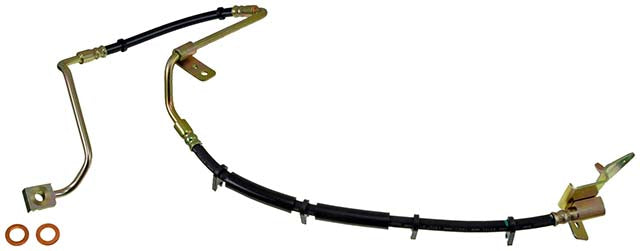 H620185 Front, Passenger Side First Stop Series Brake Line, Metal and Rubber