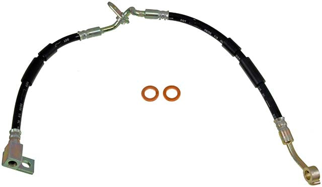 H620702 Передняя тормозная магистраль серии First Stop со стороны водителя, металл и резина