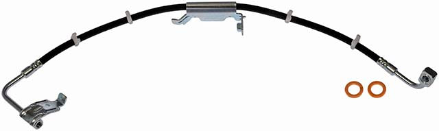 H621749 Front, Passenger Side First Stop Series Brake Line, Metal and Rubber