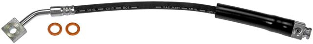 H621819 Front, Driver Side First Stop Series Brake Line, Metal and Rubber