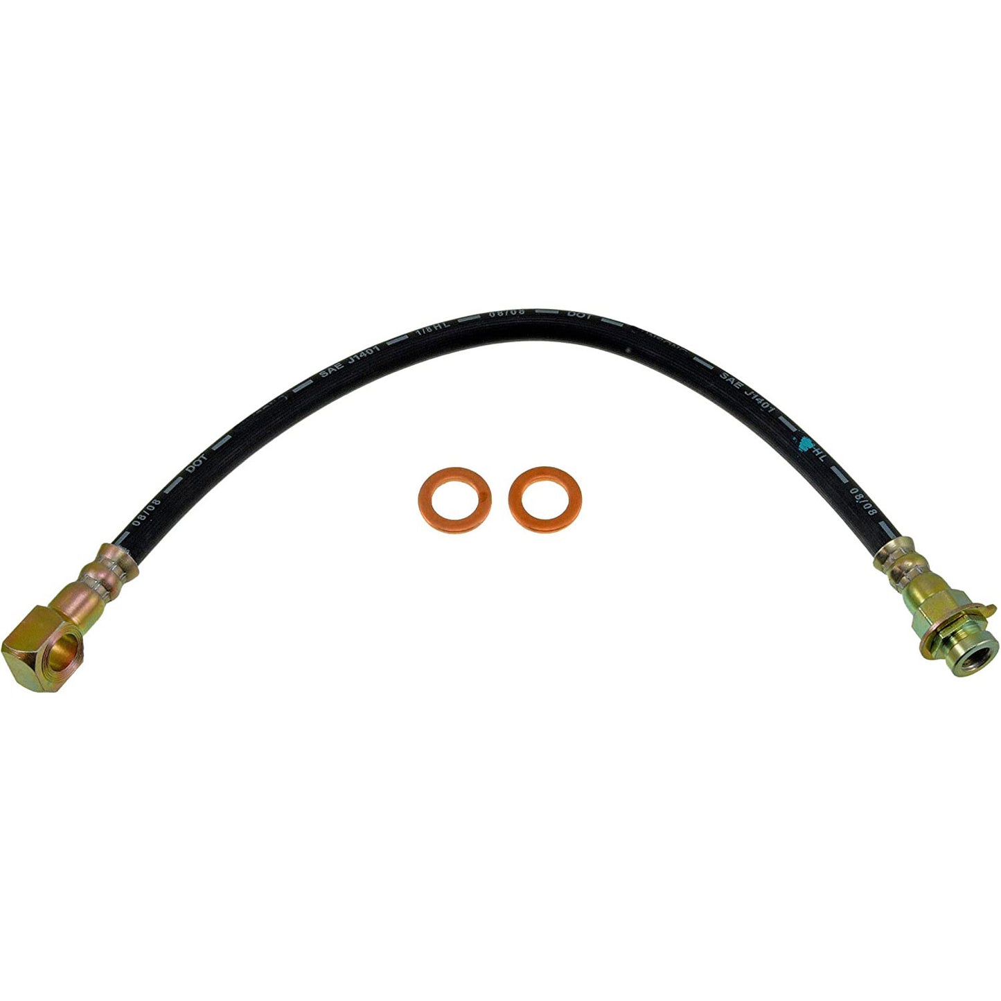H78097 Front, Driver and Passenger Side First Stop Series Brake Line, EPDM Rubber