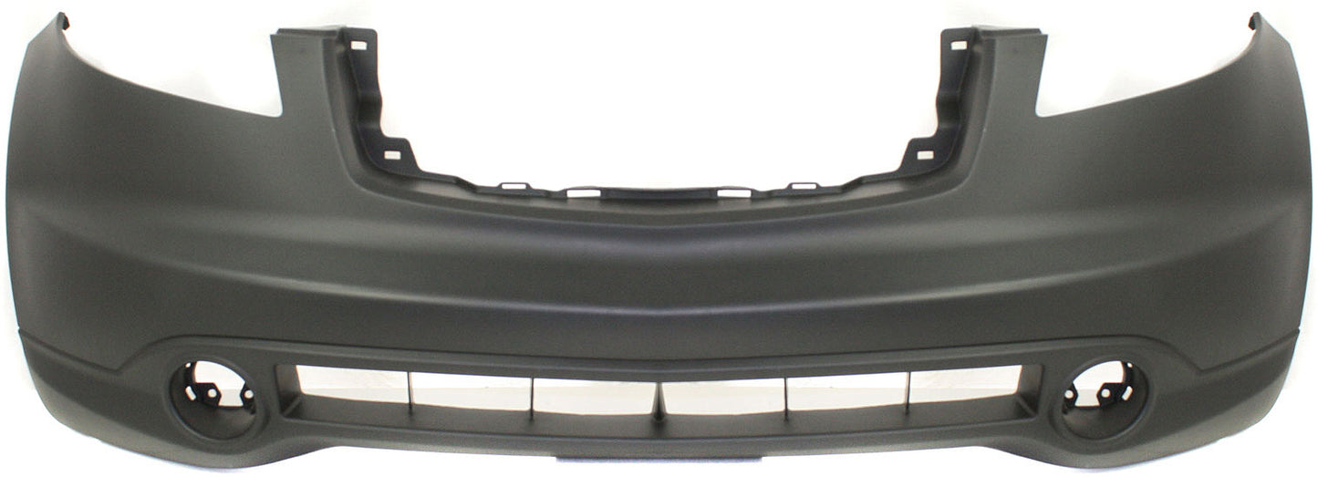 Передний грунтованный бампер, базовая модель, с отверстиями для противотуманных фар