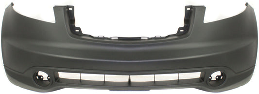 Передний грунтованный бампер, базовая модель, с отверстиями для противотуманных фар