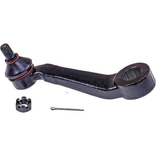PA74009XL Premium Chassis Series Pitman Arm - Black, Steel, Direct Fit, Sold individually